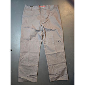 Men's Dickies Double Knee Work Pants Waist 40/32 Gray